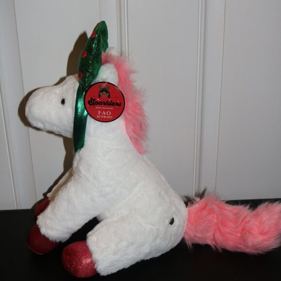 F.A.O Schwartz pony Sparklers wear and share with removeable tree headband NWT - Picture 2 of 7
